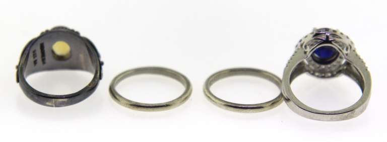 Sterling Silver Lot of 4 Rings