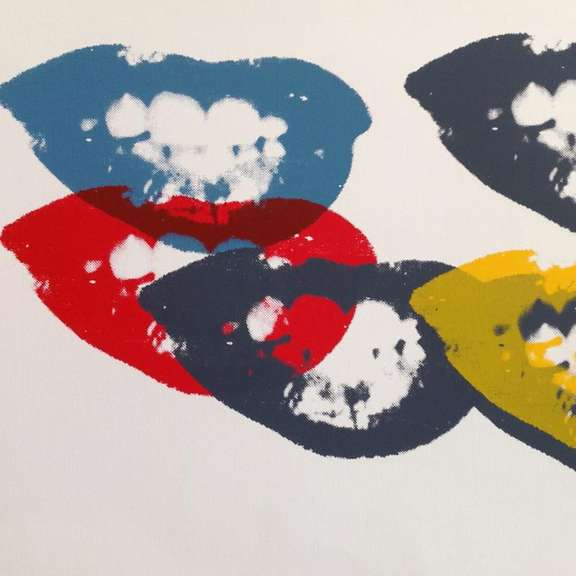 I Love Your Kiss Forever Forever by Warhol, Andy