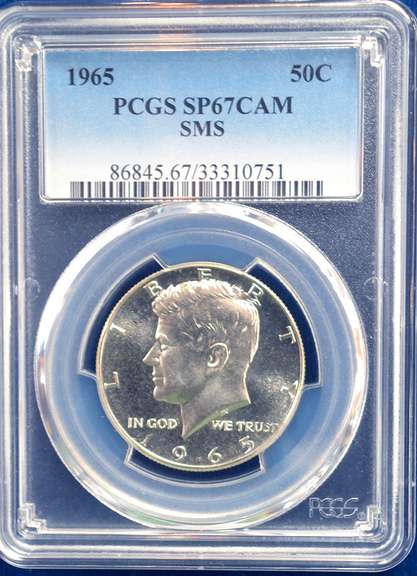 1965 PCGS SP67 CAM SMS 50 C
