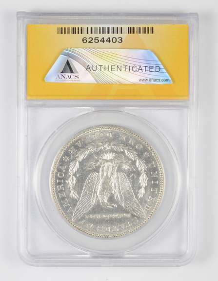 AU55 1895-S Morgan Silver Dollar - Graded ANACS