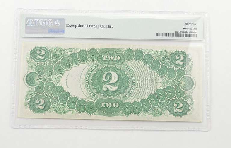 $2 1917 Legal Tender PMG 64 EPQ Choice UNC, Fr # 60 Speelman/White