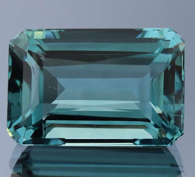 34.23ct top blue green hue created Amethyst