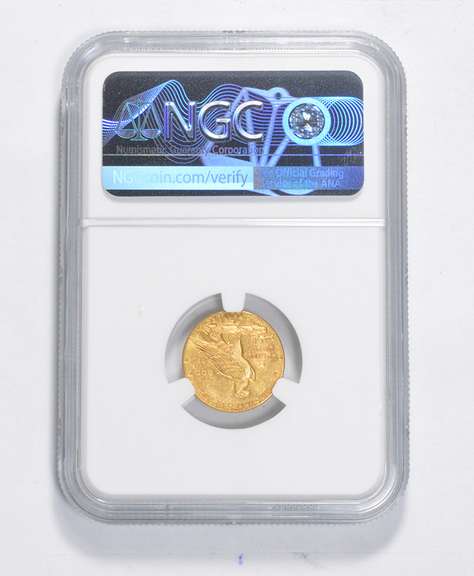 MS62 1927 $2.50 Indian Head Gold Quarter Eagle - Graded NGC