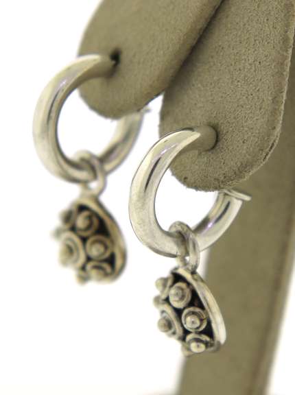 Doug Paulus Spiked Dome Interchangeable Charm Earrings