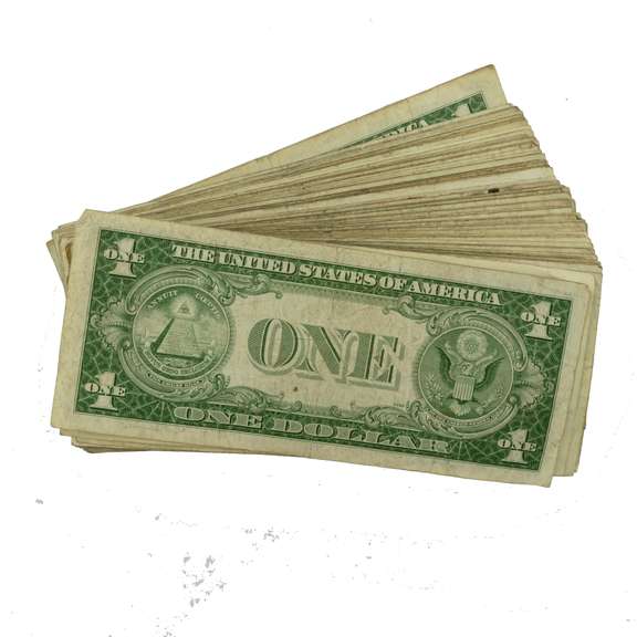 90 Assorted $1 Silver Certificates