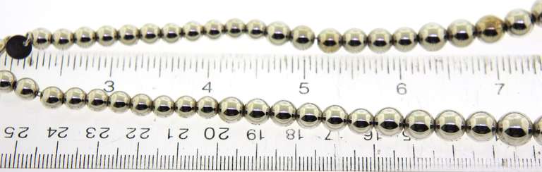 Tiffany & Co Hardware Graduated Ball Necklace