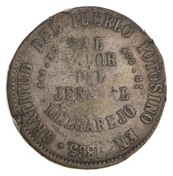 1865 Bolivia 1 Melgarejo - Circulated
