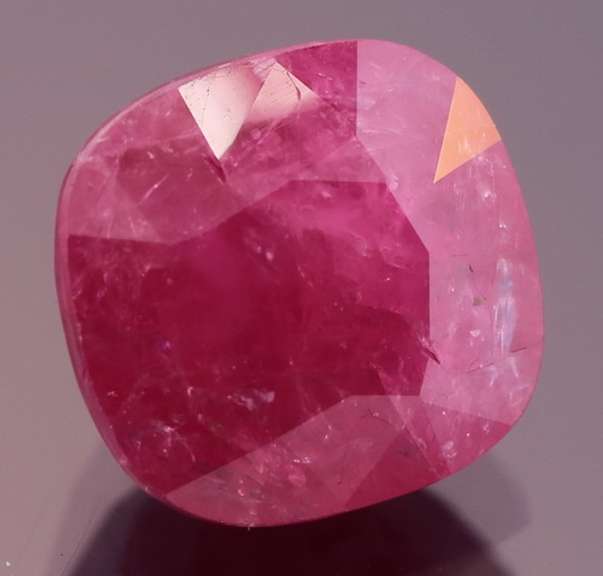 Reddish pink UNHEATED 7.88ct Winza Ruby