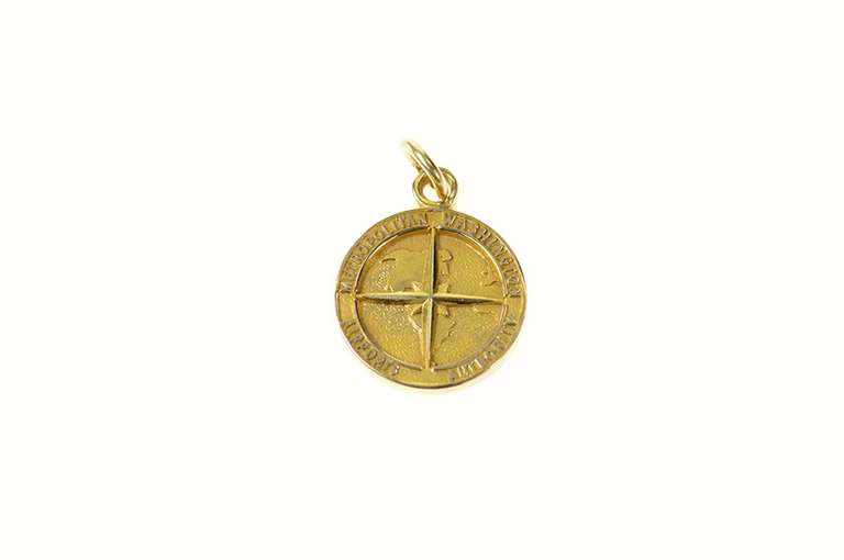 14K Yellow Gold Washington Metro Airport Authority Charm/Pendant