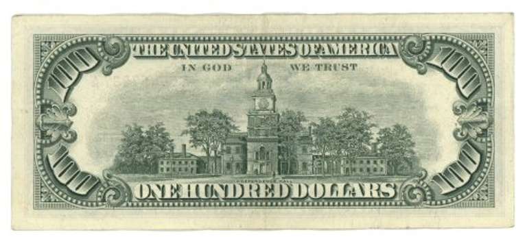 Scarce 1966 Series $100 Red Seal Note. Nice XF/AU