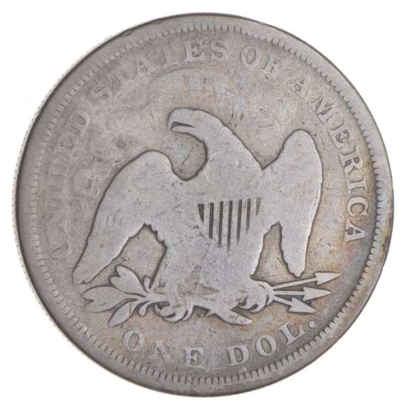1871 Seated Liberty Dollar