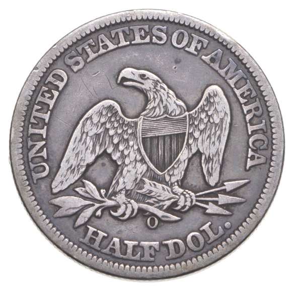 1858-O Seated Liberty Half Dollar