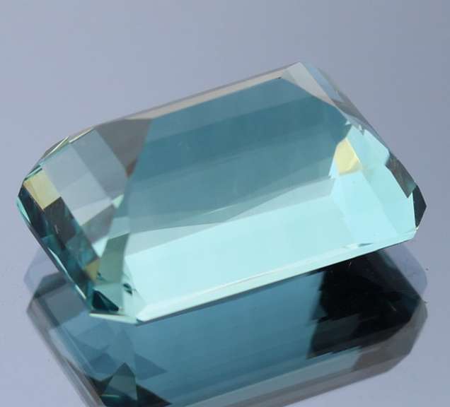 34.23ct top blue green hue created Amethyst