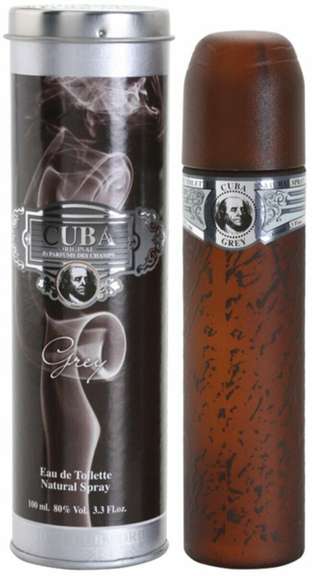 Cuba Grey By Cuba cologne for men EDT 3.3 oz New in Box