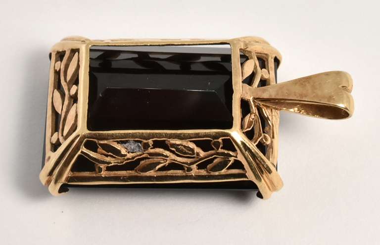 Bold Smokey Quartz Pendant