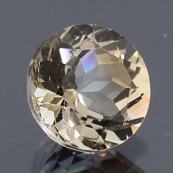 Exciting 3.76ct 9.1mm Imperial Topaz solitaire