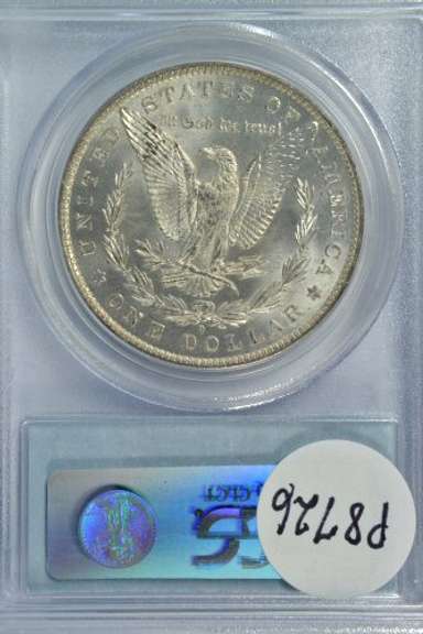 Super Gem BU 1884-O Morgan Silver Dollar. PCGS MS65
