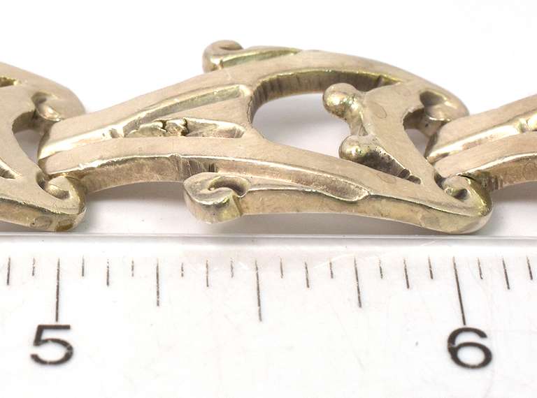 Free-Form Cutouts Bracelet in Sterling Silver