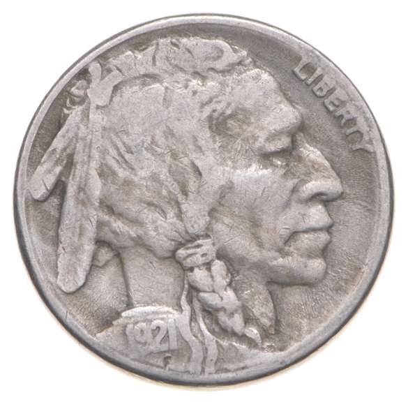 1921-S Indian Head Buffalo Nickel