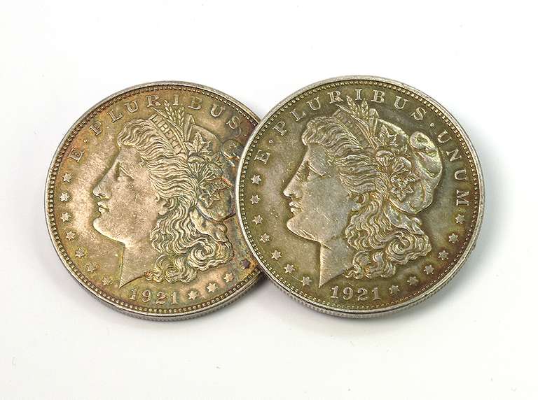 1921 Morgan Silver Dollar Brooch Pin