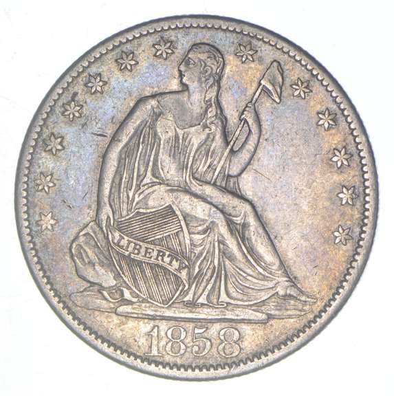 1858-O Seated Liberty Half Dollar