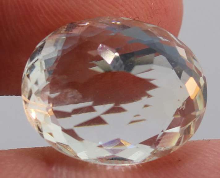 Big open color 9.94ct pendant cut Citrine