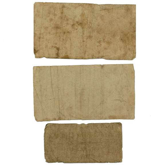 3 1861-2 State of North Carolina Notes