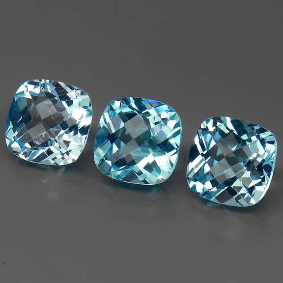 Beautifully matched 7.64ct Topaz set