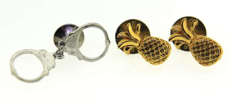 Playful Group of 3 Costume Lapel/Tie Pins