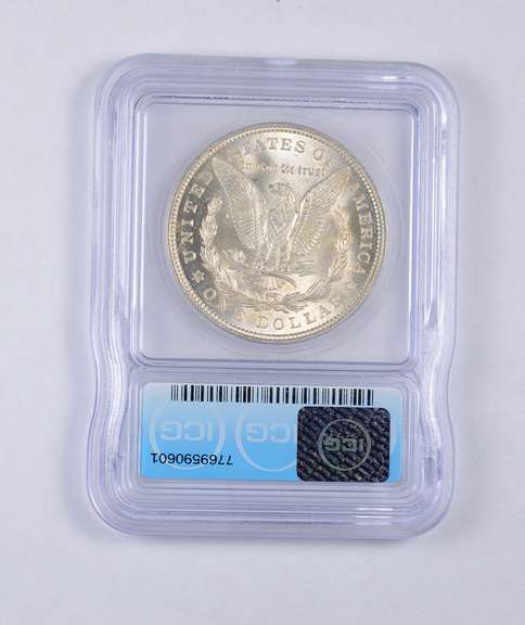 MS67 1921 Morgan Silver Dollar - Graded ICG
