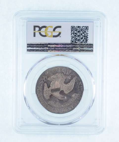 AU55 1824/4 Capped Bust Half Dollar - Graded PCGS
