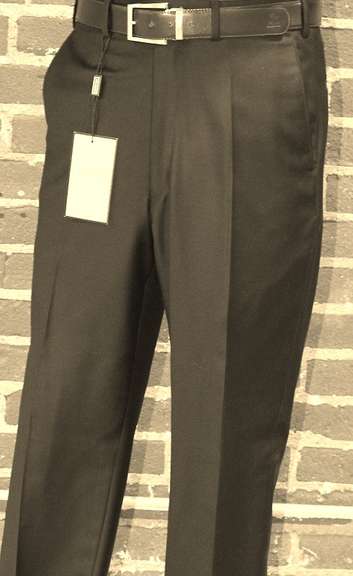 Fine Quality Italian Tailored Black Color Pants