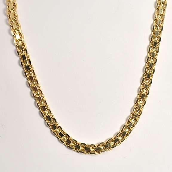 Heavy Reflective 14k Necklace