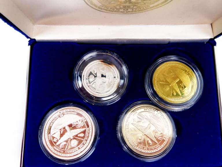 1994 World Cup Soccer 4 Coin Set with Box