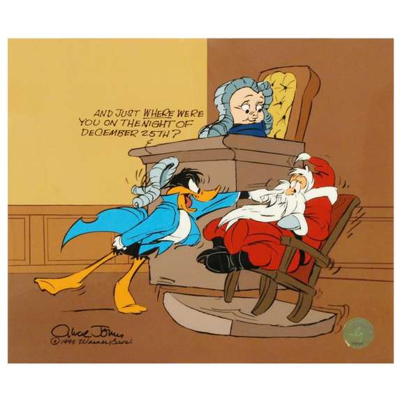 Santa on Trial by Chuck Jones (1912-2002)