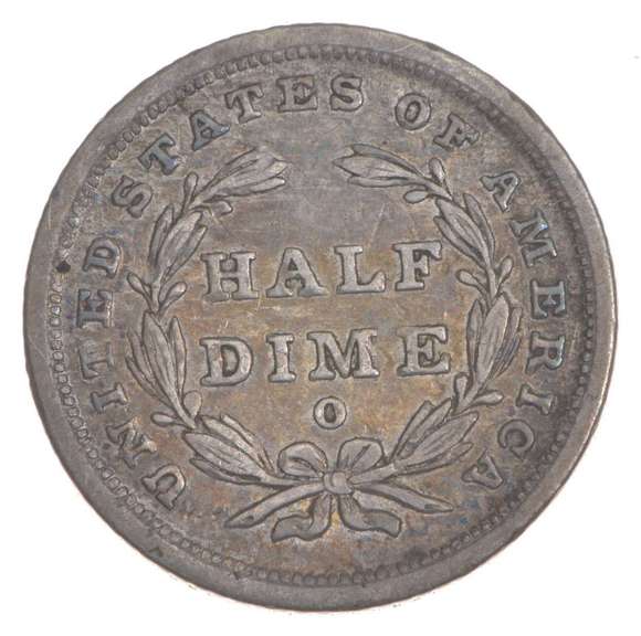 1839-O Seated Liberty Half Dime - NO DRAPERY