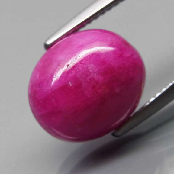 Heated only! 10.97ct top pinkish red Ruby cabochon
