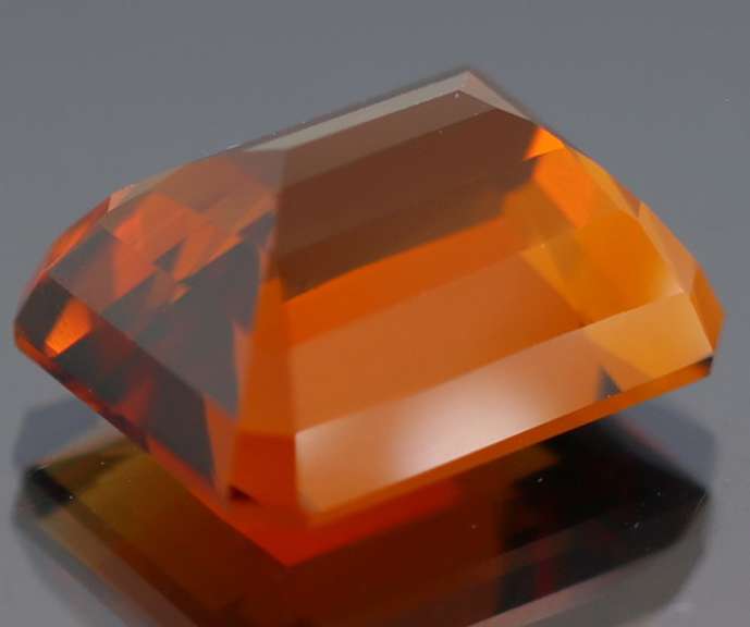 Ravishing 30.65ct top Madeira created Citrine