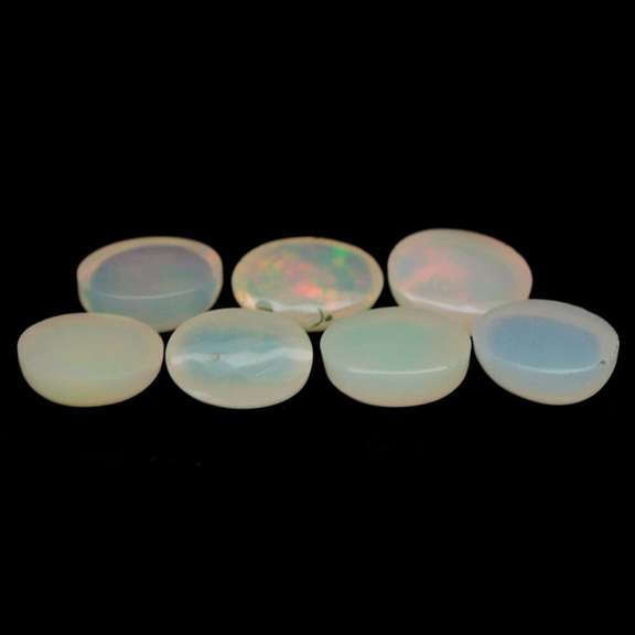 Beautiful 4.13ct unheated Ethiopian opal set