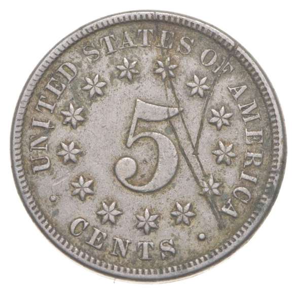 1872 Shield Nickel