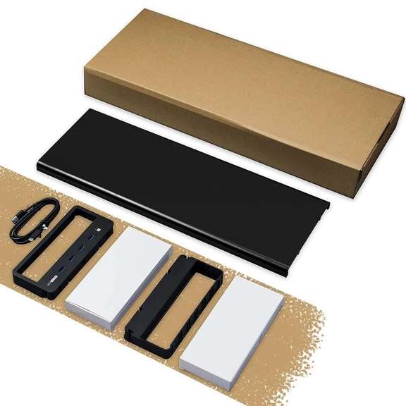 USB 3.0 Aluminum Monitor Stand Metal Riser Support