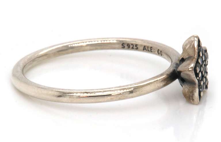 Sterling Silver 925 Pandora CZ Star Ring