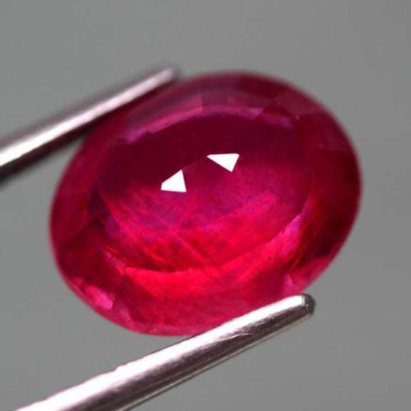 Captivating 4.12ct Oval Cut Ruby