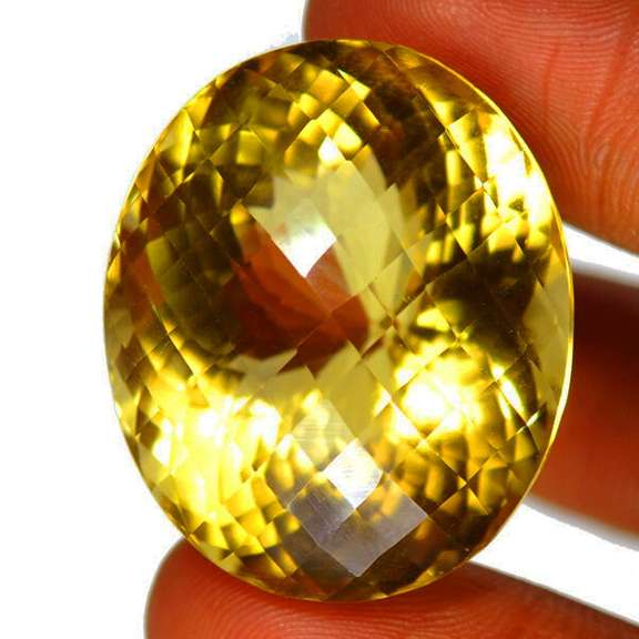 AAA cut and color 83.65ct Brazilian Citrine
