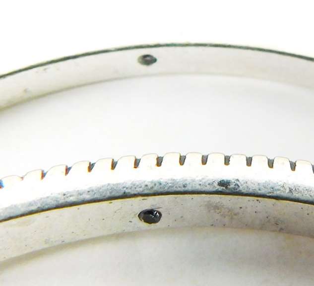 2 Silver Bangle Bracelets