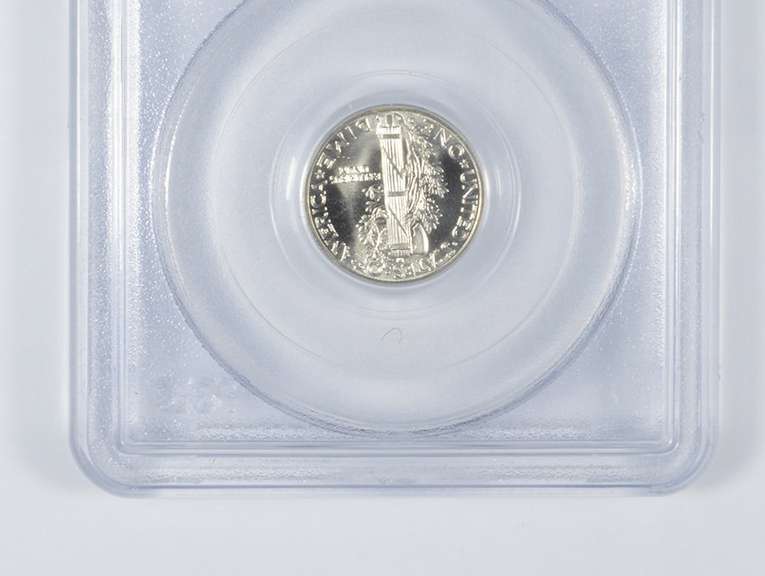 MS67 FB 1944-D Mercury Silver Dime - Graded PCGS