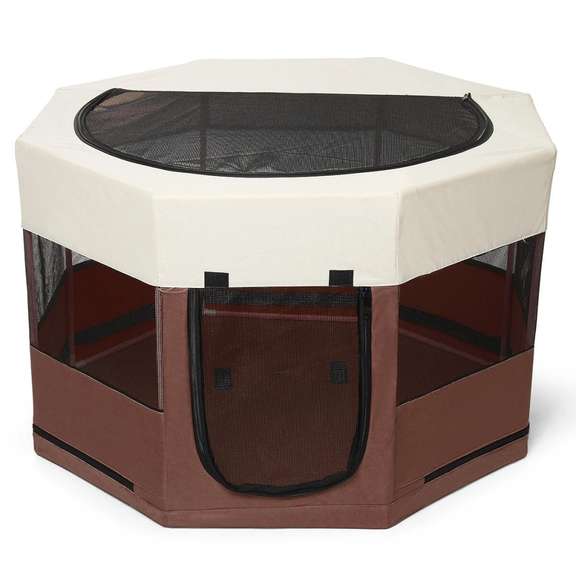 Large Space Pet Playpen Fence With Eight Panels