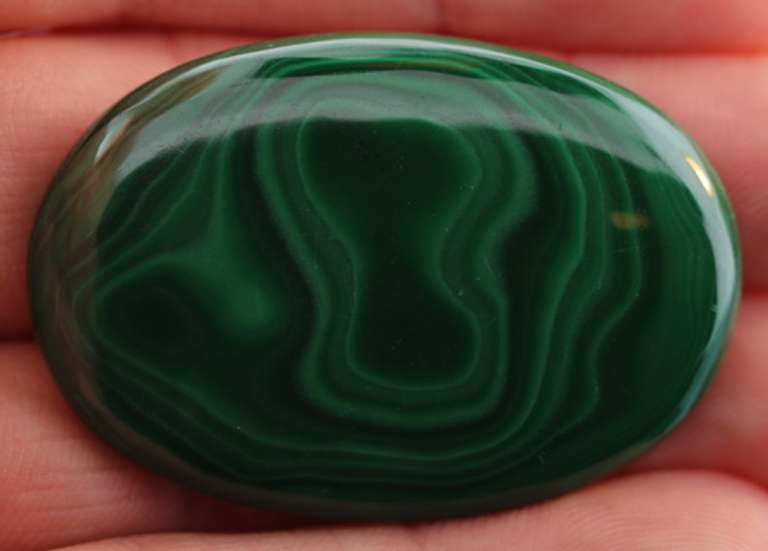 Beautifully patterned 94.34ct Malachite
