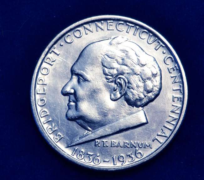 1936 Bridgeport  50 C Brilliant White UNC