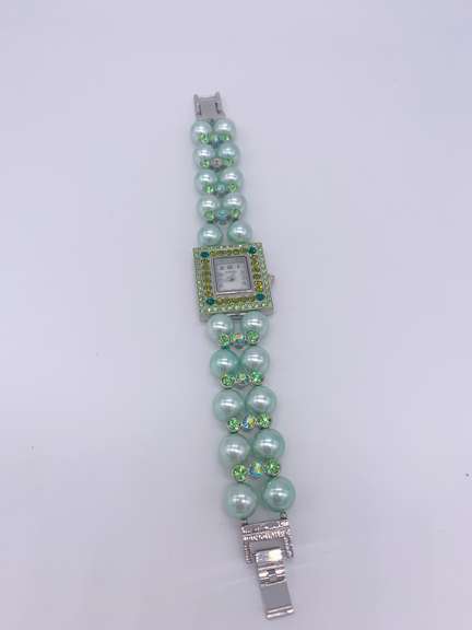 Stunning Pearl & Gemstone Geneva Watch